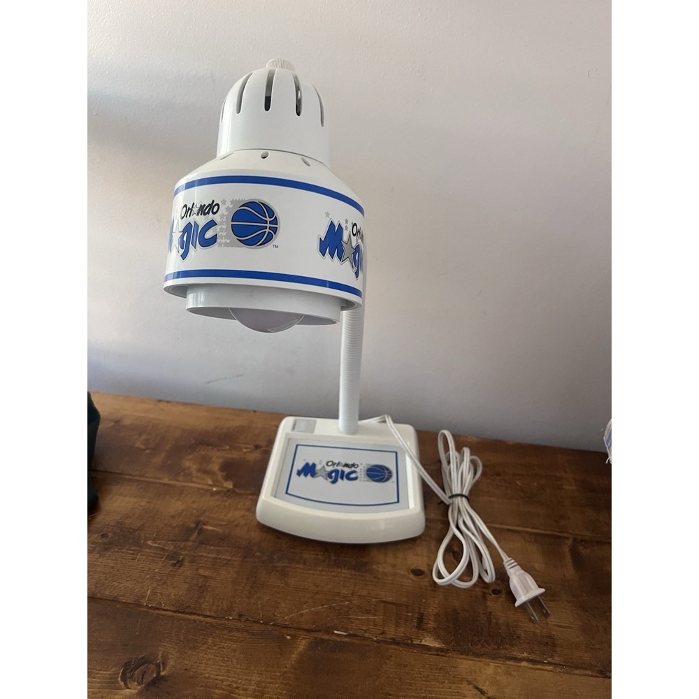 Vintage Orlando Magic NBA Gooseneck Flexible Desk Lamp Y2K Man Cave Boys Room